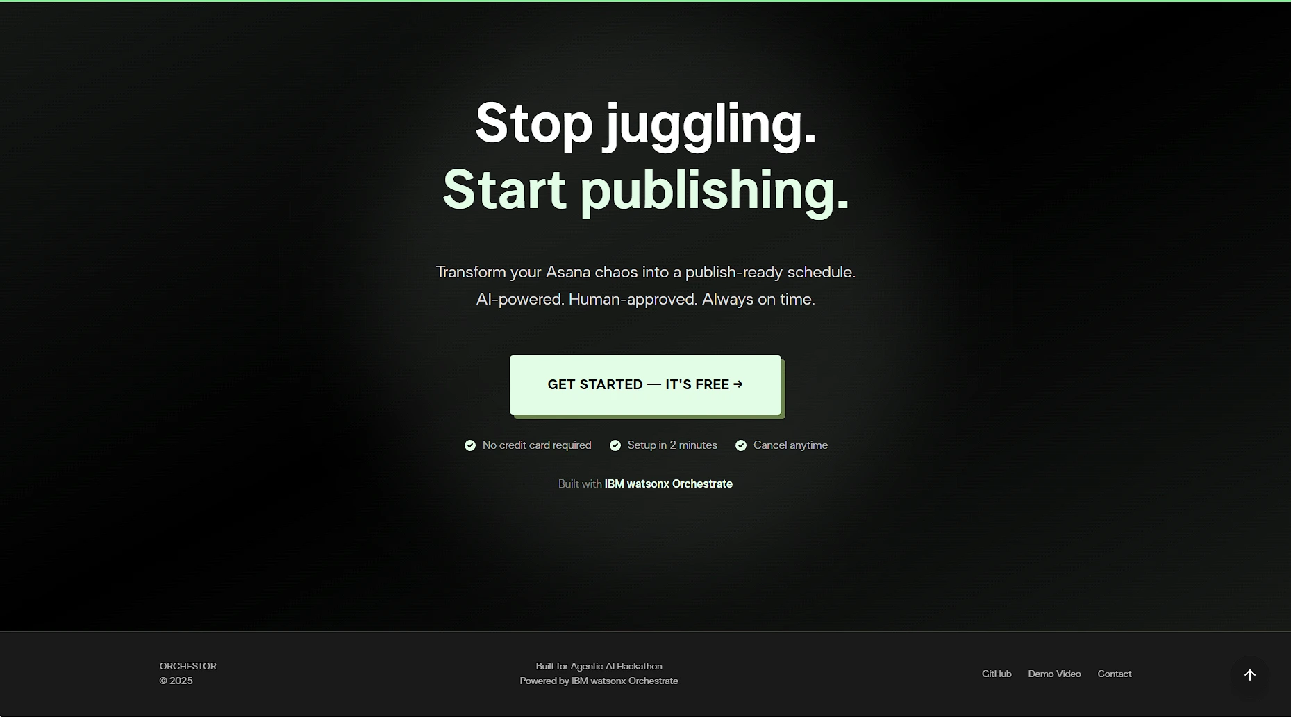 Orchestor – Agentic Social Media Scheduler